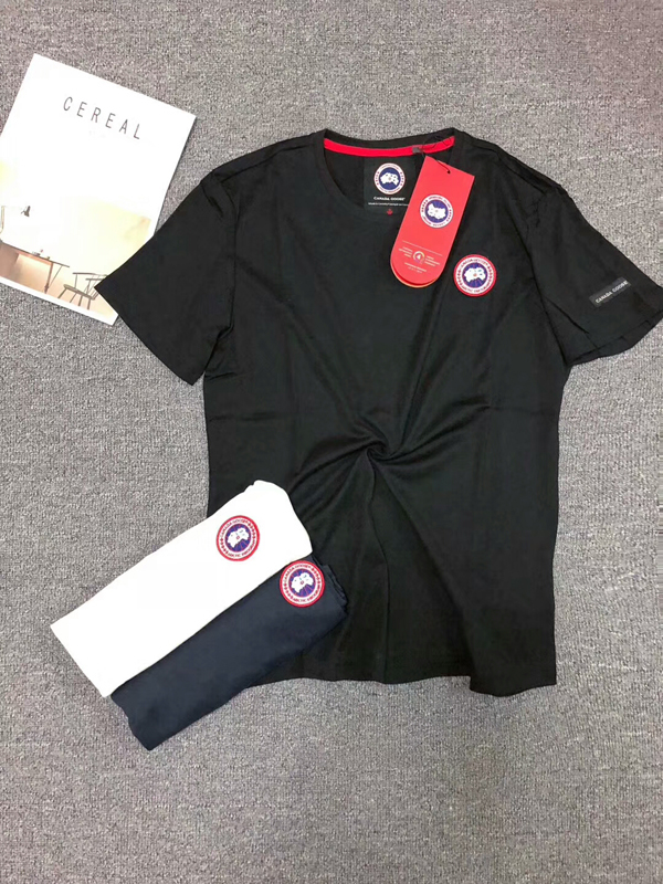 カナダグース Tシャツスーパーコピー CANADA GOOSE 春夏ポロシャツ【黑】